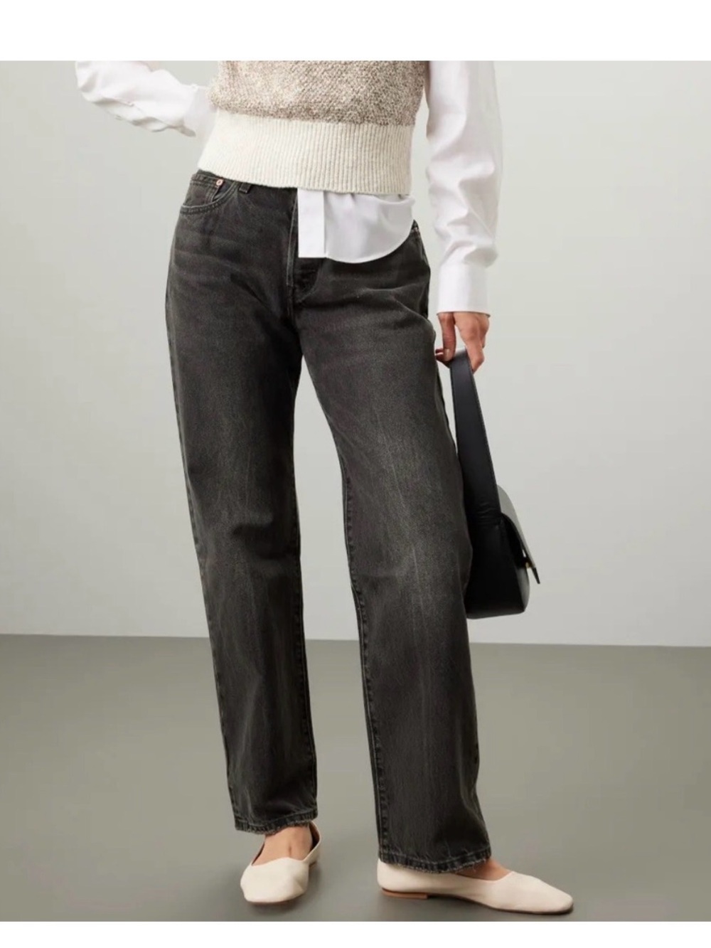 Levi’s 501 90s jeans in Washed Black